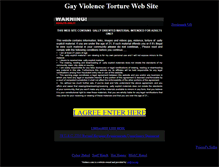 Tablet Screenshot of gayviolence.com